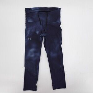 Under Armour Leggings Pants Womens Small Blue Purple  Compression HeatGear